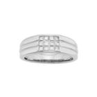 Mens 1/2 Ct. T.w. Certified Diamonds 14k White Gold Band Ring