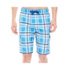 U.s. Polo Assn. Plaid Cargo Swim Shorts