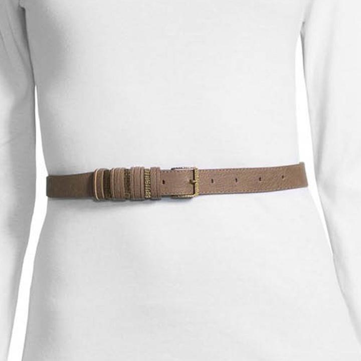 Libby Edelman Skinny Multi Loop Belt
