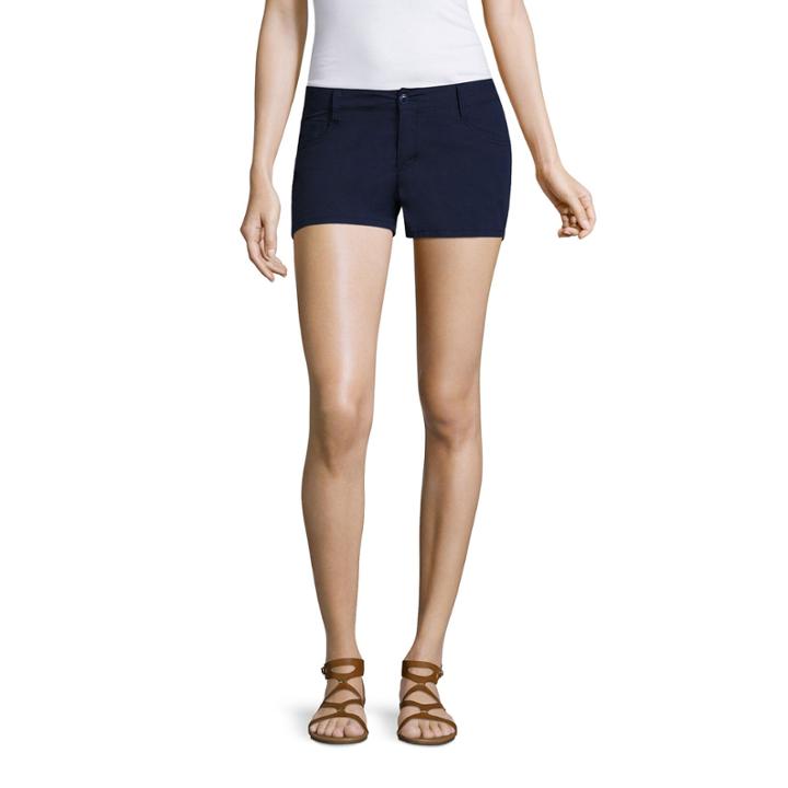 City Streets 2.5 Poplin Chino Shorts-juniors