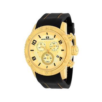 Oceanaut Mens Black Strap Watch-oc3123r