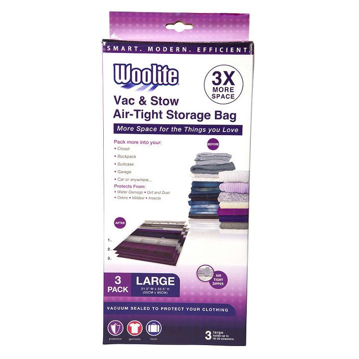 3 Piece Large Vacuum Storage Bags 21.5 X 33.5