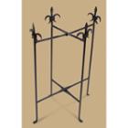 St. Croix Trading Kindwer Fleur De Lis Iron Stand For Oval Tubs