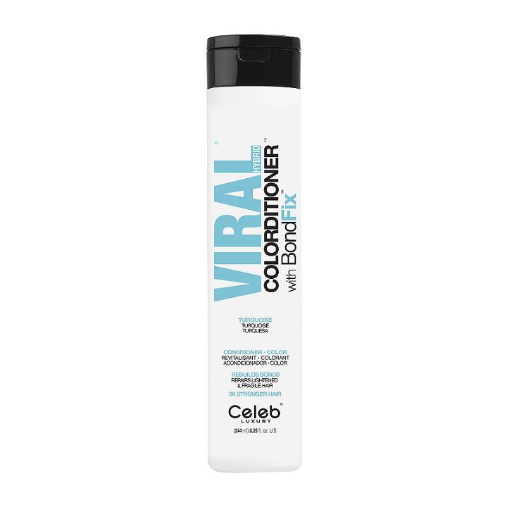 Celeb Luxury Turquoise Viral Hybrid Conditioner With Bondfix- 8.2 Oz.