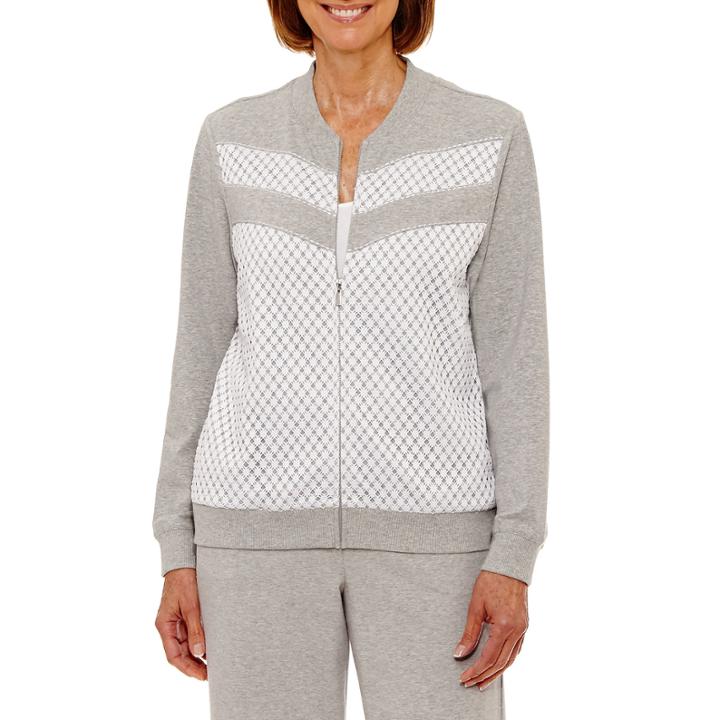 Alfred Dunner Long Weekend Lightweight Softshell Jacket-petites
