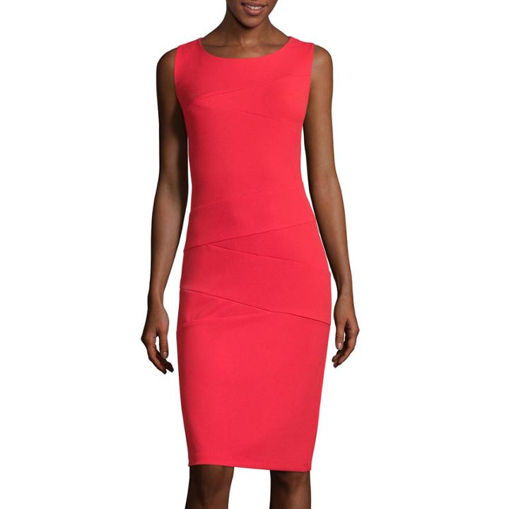 Rn Studio By Ronni Nicole Sleeveless Splice Sheath Dress