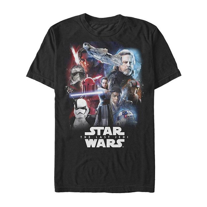 Star Wars Episode 8 Graphic T-shirt-big And Tall