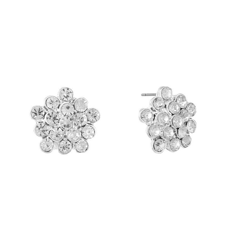 Liz Claiborne Clear 14mm Stud Earrings