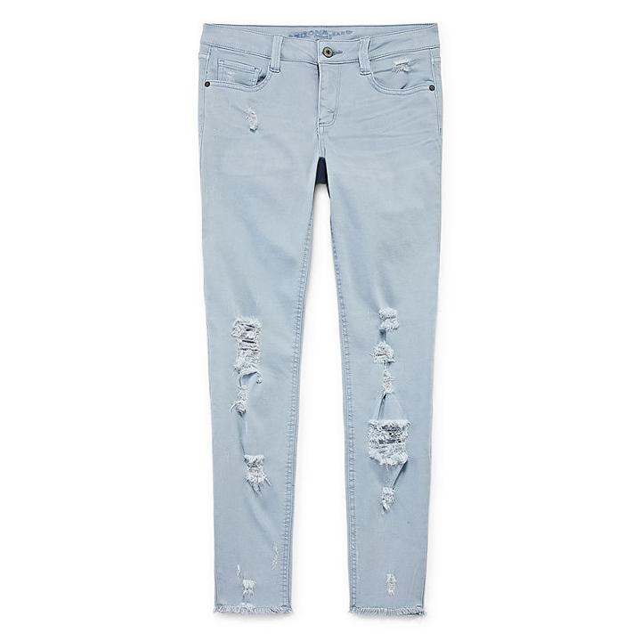 Arizona Skinny Fit Ankle Jeans-juniors Plus