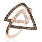 Limited Quantities! Levian Grand Sample Sale 1/2 Ct. T.w. Champagne Diamond Cocktail Ring In 14k Gold