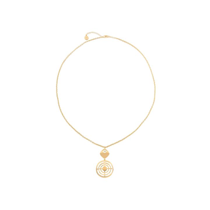 Liz Claiborne Long Gold-tone Pendant
