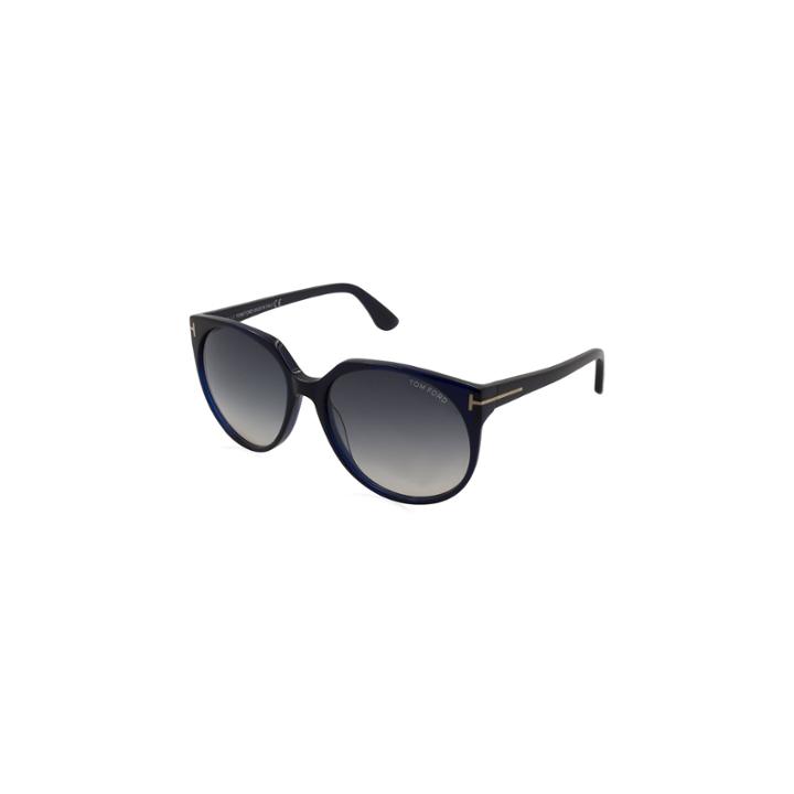 Tom Ford Sunglasses - Agatha / Frame: Blue Lens: Gray Gradient
