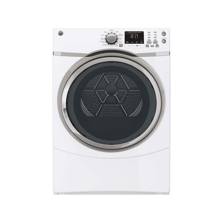 Ge 7.5 Cu. Ft. Capacity Front-load Dryer With Steam - Gfds170ehww