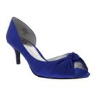 I. Miller Caryssa Knotted D'orsay Peep-toe Pumps