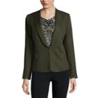 Chelsea Rose Textured Jacket With Zippers