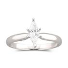 1/4 Ct. Marquise Certified Diamond Ring