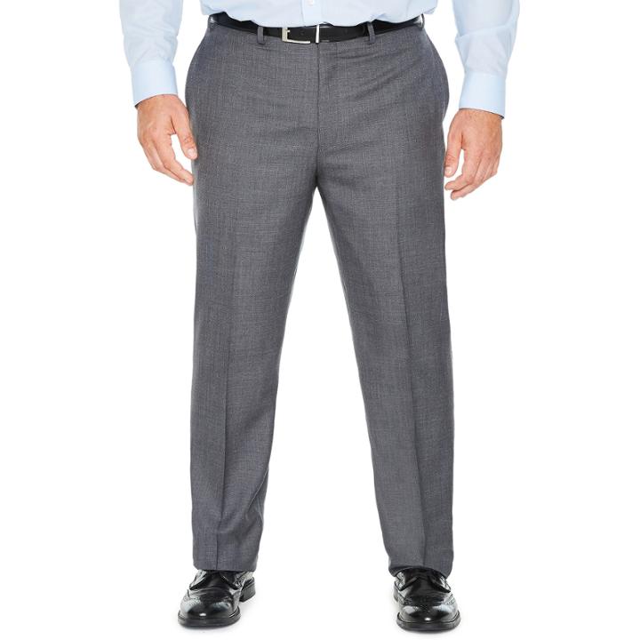 Collection By Michael Strahan Classic Fit Woven Suit Pants - Big And Tall