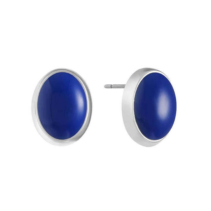 Liz Claiborne Blue 14mm Stud Earrings