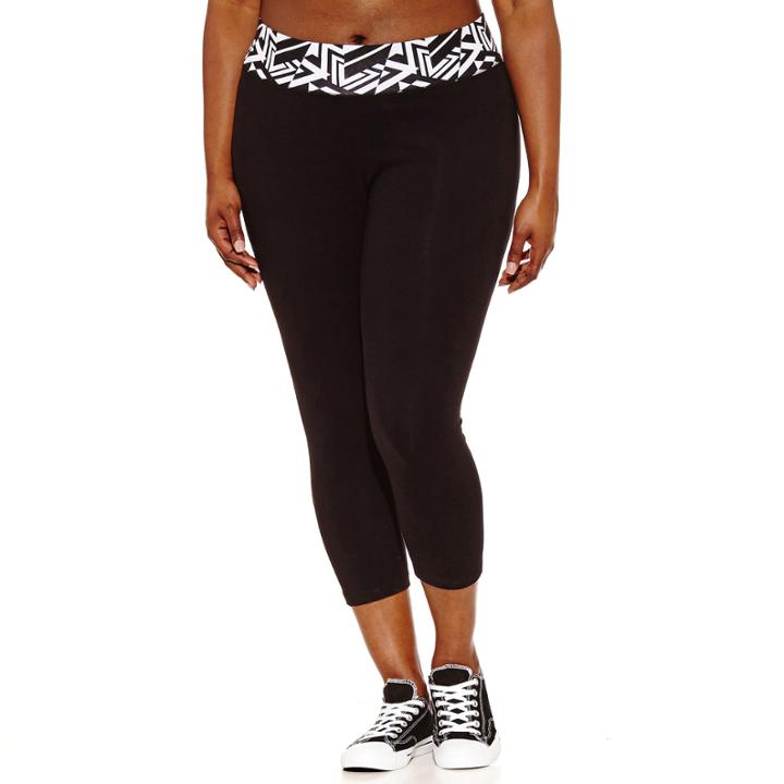 Flirtitude Yoga Crop Pant- Juniors Plus