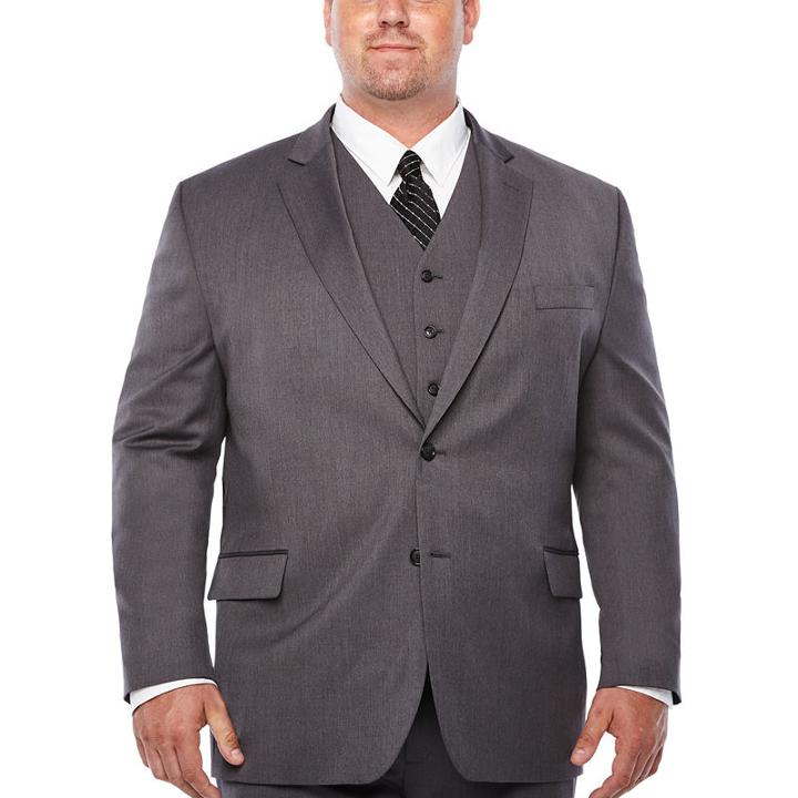 Stafford Classic Fit Stretch Suit Jacket - Portly