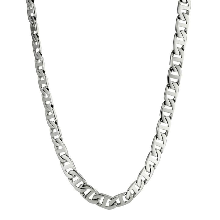 Mens Stainless Steel 24 10mm Marine Link Chain
