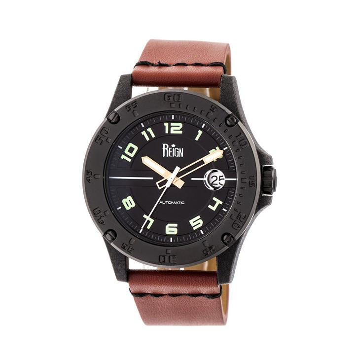Reign Unisex Brown Strap Watch-reirn5004