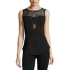 Alyx Sleeveless Fit-and-flare Top