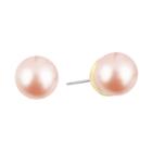 Monet Jewelry Simulated Pink 10mm Stud Earrings