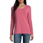 A.n.a Long Sleeve Crew Neck T-shirt - Tall