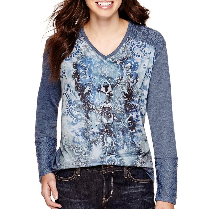 Unity&trade; Long-sleeve Mixed Media Sublimation Top