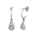 Sirena 1/5 Ct. T.w. Genuine White Diamond Drop Earrings