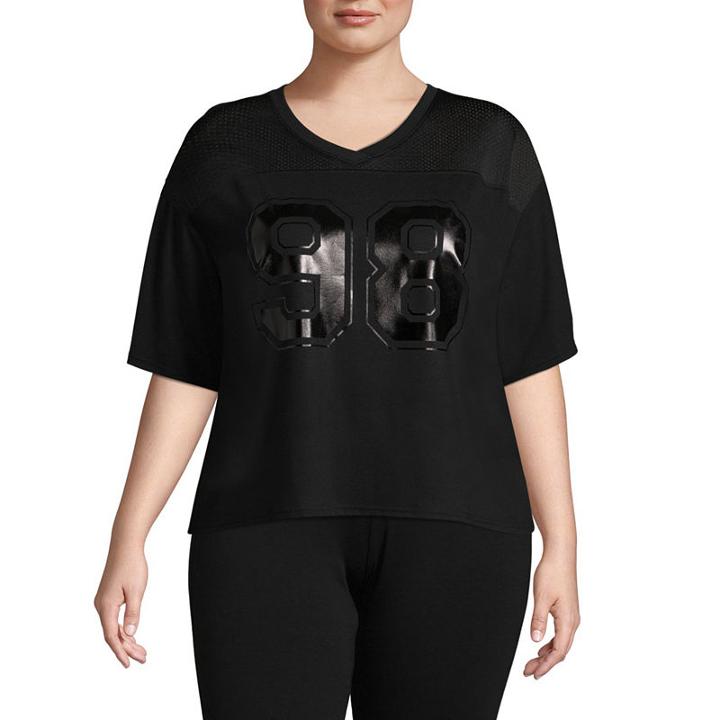 Flirtitude Cropped 98 Jersey- Juniors Plus
