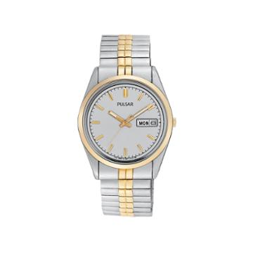 Pulsar Mens Two Tone Expansion Watch-pxf308