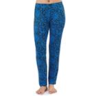Elastic Print Pant With Satin Bow