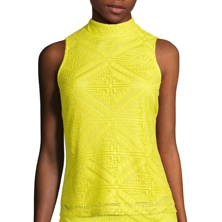 Bisou Bisou Sleeveless Lace Top