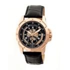 Heritor Armstrong Mens Black Strap Watch-herhr3406