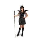 Maleficent Black Gown Tweenteen Costume