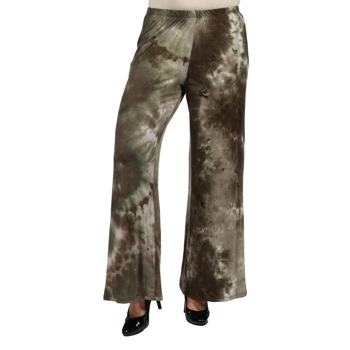 24/7 Comfort Apparel Sunrise Palazzo Pants - Plus