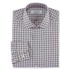 Collection By Michael Strahan Collection By Michael Strahan Stretch Fabric Long Sleeve Dress Shirt Long Sleeve Woven Gingham Dress Shirt