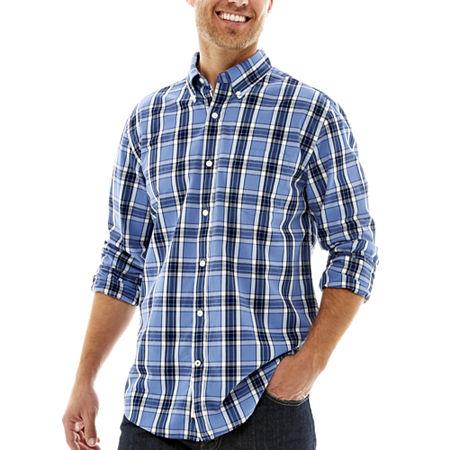 St. John's Bay Long-sleeve Legacy Poplin Shirt