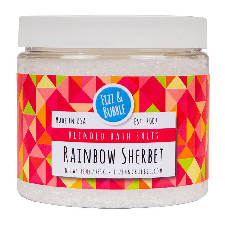 Fizz & Bubble Bath Salts - Rainbow Sherbert