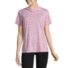 St. John's Bay Short Sleeve Jersey Hoodie-petite