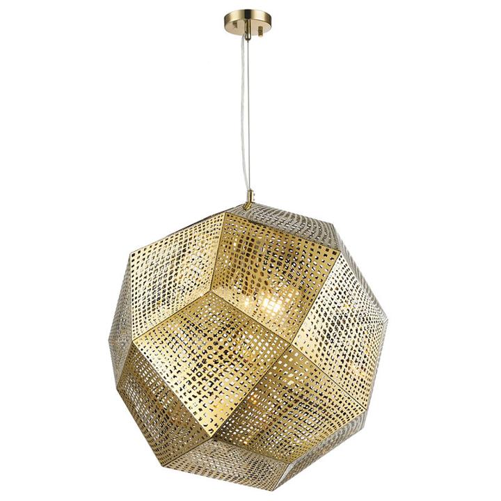 Geometrics Collection 5 Light 24 Stainless Steelpendant