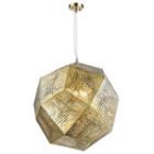 Geometrics Collection 5 Light 24 Stainless Steelpendant