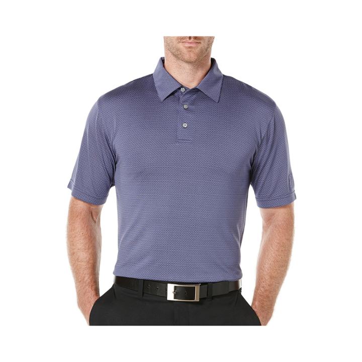 Pga Tour Short-sleeve Performance Jacquard Polo