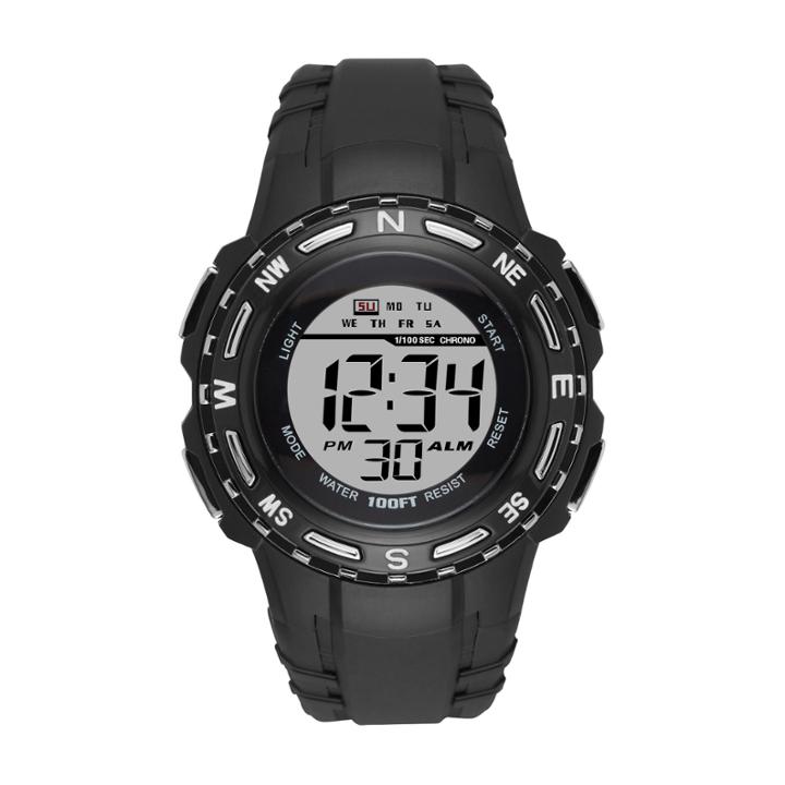 Mens Black Strap Watch-fmdjo101