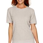 Alfred Dunner Crystal Springs Short-sleeve Sweater Shell