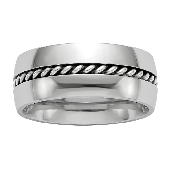 Edward Mirell Mens Cobalt Wedding Band