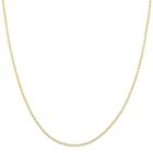 Made In Italy 14k Yellow Gold 18 Box Chain Necklace