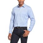 Van Heusen Van Heusen Traveler Long Sleeve Slim Stretch Shirt Long Sleeve Plaid Button-front Shirt-slim
